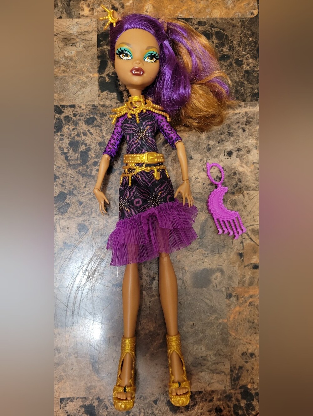 G1 Monster High Fright,Camera,Action Clawdeen Wolf